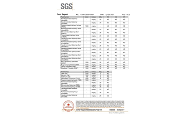 環保測試報告 ROHS+鹵素 CANEC25009106001